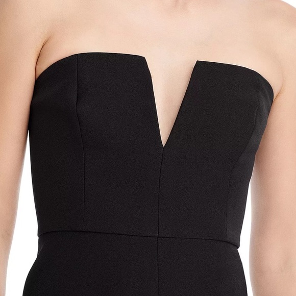 BCBG BLACK STRAPLESS GOWN - Picture 2 of 9